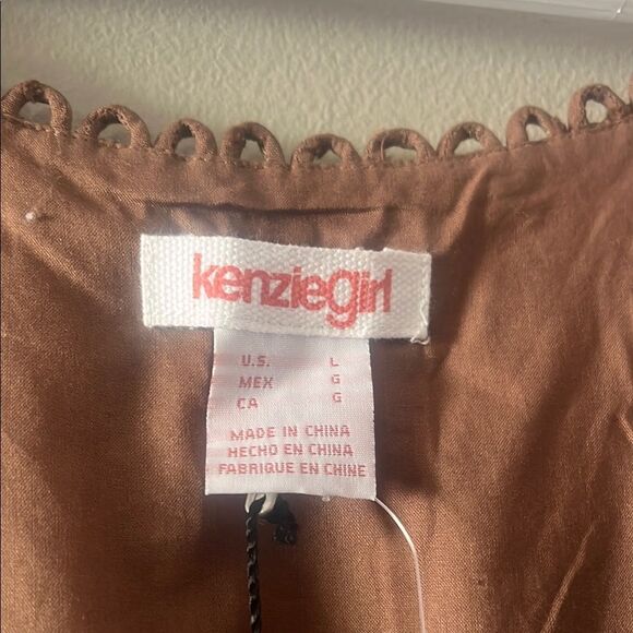 Kenzie Brown Blouse - Picture 2 of 4